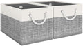 Fab totes Storage Bins 2-Pack, Foldable Storage Baskets by Fabtotes