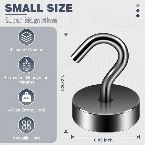 Neosmuk Magnetic Hooks Steel Tube Design - Image 6