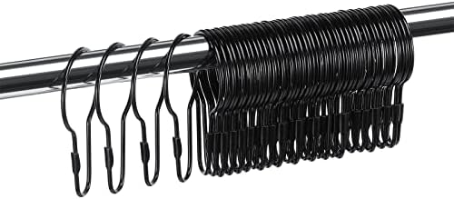 Queekay 60 Pcs Metal Shower Curtain Hooks, Reusable Hanging Clips - Image 5