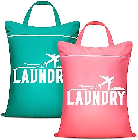 Fiodrimy 2 Pcs Large Travel Laundry Bags by Fiodrimy