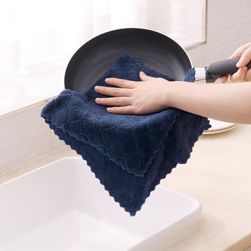 Homaxy 12 Pack Super Soft Absorbent Dish Towels - Image 4