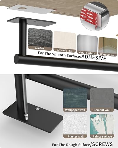 Black Paper Towel Holder Under Cabinet - Image 6