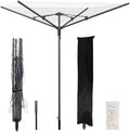 Heavy Duty Outdoor Umbrella Clothesline, 12 Lines by Unknown