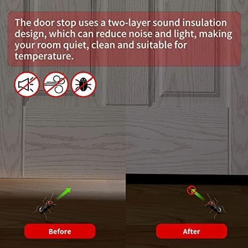 Door Draft Stopper, 36” Length Cuttable Weather Stripping Door Seal, Strong - Image 3
