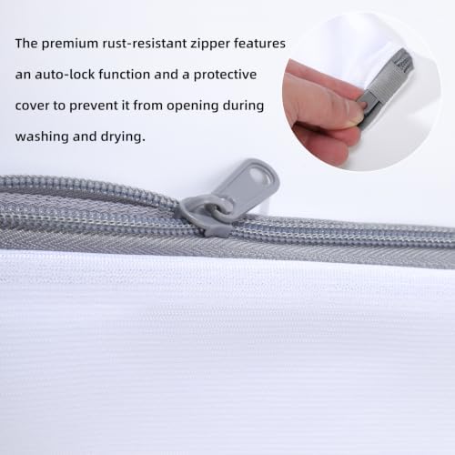 4 Pc Mesh Laundry BagsReusable Fine-Mesh Laundry Bags - Image 4