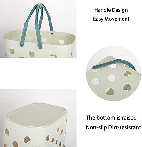 Portable Shower Caddy with Handle Plastic Shower Basket Organizer - Image 4