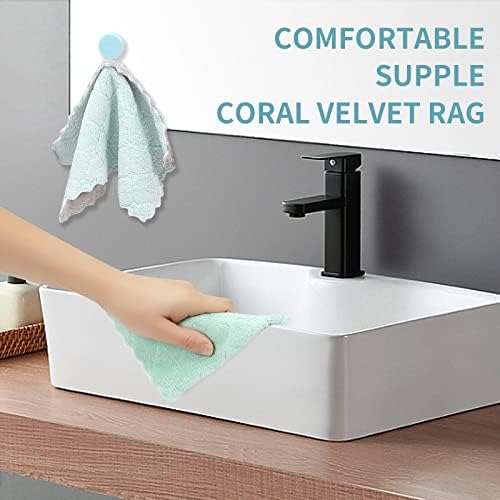 GADIEDIE 10 Pack Kitchen Dish Cloths Dish Towels, Super Absorbent Coral Fleece - Image 3
