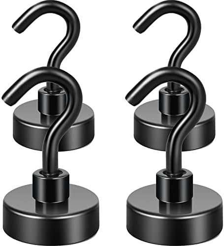 Neosmuk Magnetic Hooks for Cruise Cabins, 40lb Heavy Duty, 4 Pack by Neosmuk