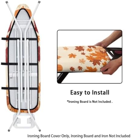 Flashideas Thanksgiving Maple Leaves Ironing Board Cover and Pad Standard Size - Image 4