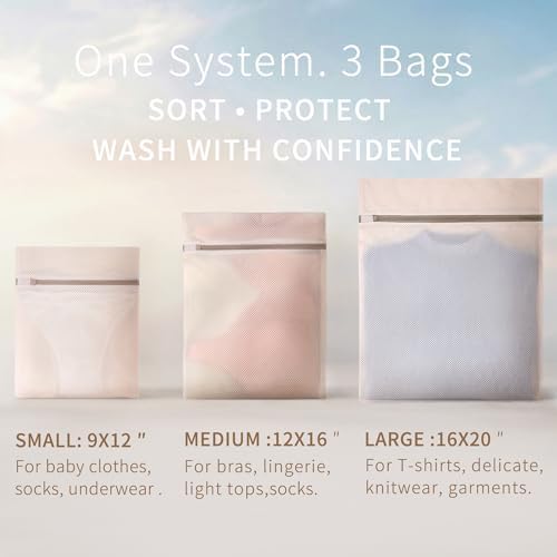 Muchfun Soft Cotton Mesh Laundry Bags - Image 3