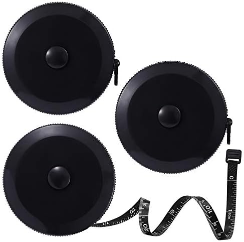Tape Measure Body Measuring Tape, Retractable 60 Inch Soft Mini Measuring Tape by BUSHIBU