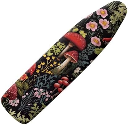 Mushroom Flower Shrub Ironing Board Cover Washable Iron Protector Cover Dust by Unknown