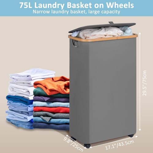 efluky Slim Laundry Basket - Image 4