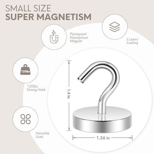 Neosmuk Magnetic Hooks Steel Tube Design - Image 6