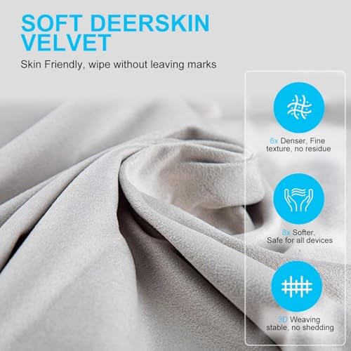 2 Pack Microfiber Liner Cleaning Cloth Screen Keyboard Imprint Protection - Image 7