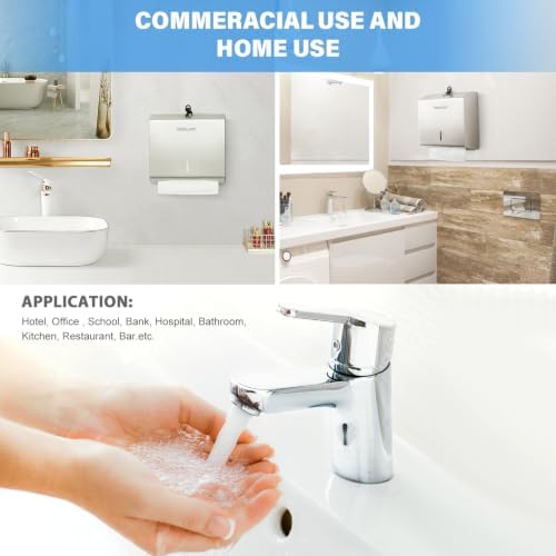 Gorlary Commercial Paper Towel Dispenser Wall Mount - Image 6