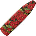Poinsettia Print Iron Cover for Ironing Board Scorch Resistant Dirt-Proof by Wanzuoeng