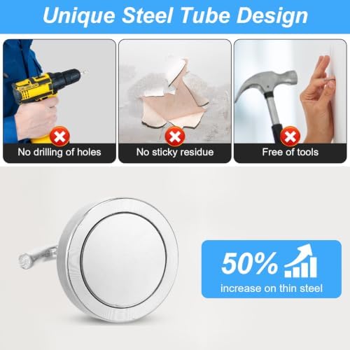 Heavy Duty Magnetic Hook 180lb, 10 Pack Strong Neodymium Hooks - Image 4
