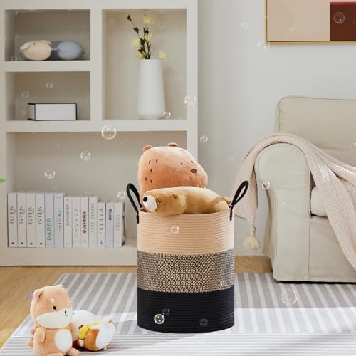 VIPOSCO 53L Tall Woven Laundry Basket Hamper - Image 2