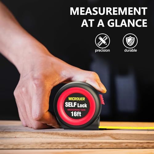 Tape Measure 16FT, Self-Locking, Imperial Metric Scale, High Precision - Image 6