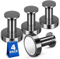 FINDMAG 4 Pack Magnetic Hooks, Heavy Duty Magnetic Hooks by FINDMAG