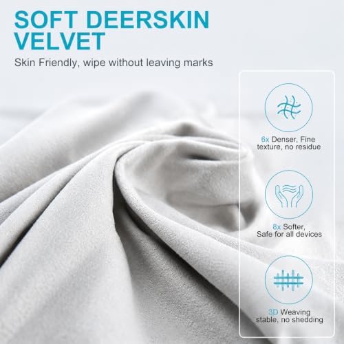 2 Pack Microfiber Liner Cleaning Cloth 15" 16" MacBook Air/MacBook Pro Screen - Image 4