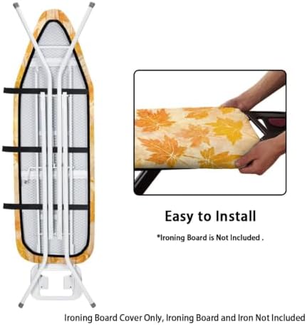 Flashideas Yellow Thanksgiving Maple Leaves Ironing Board Cover and Pad - Image 4