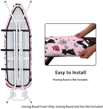 Black Cat Ironing Board Cover Pumpkin Ironing Board Cover, Non Stick Scorch and - Image 4