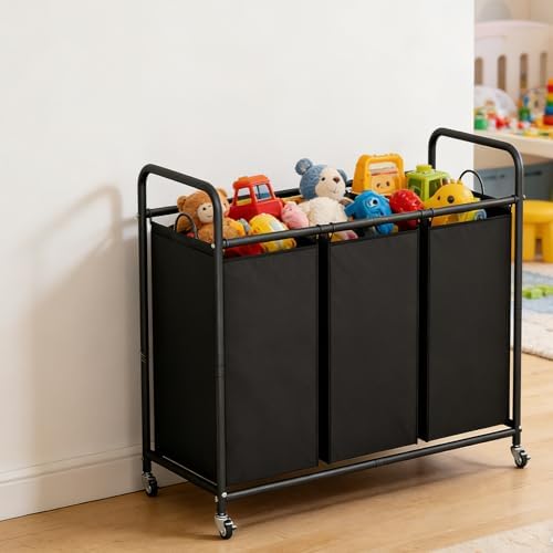 LINZINAR 3 Section Laundry Hamper - Image 6