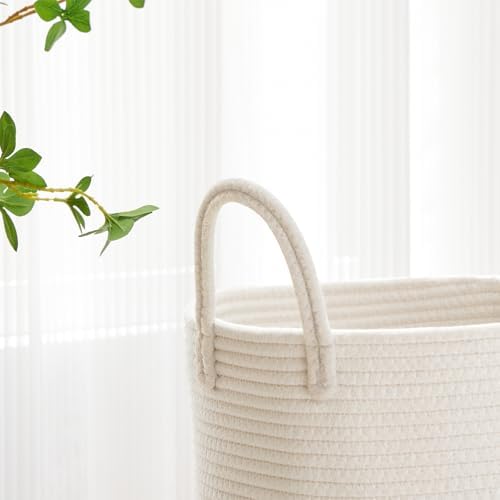 VIPOSCO 53L Tall Woven Laundry Basket Hamper - Image 3