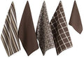 DII Assorted Woven Kitchen Set, Dark Brown, 5 Piece by DII