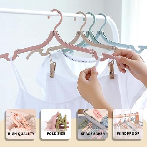 12-Piece Foldable Travel Hangers - Image 6