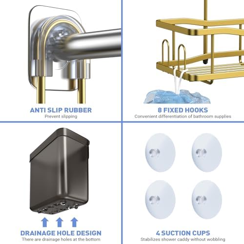 Hanging Shower Caddy Over Shower Head - Image 5