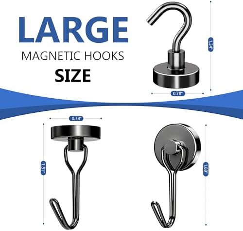 Magnetic Hooks, 2026 Cruise Cabin Ship Essentials Heavy Duty Strong Magnets - Image 2