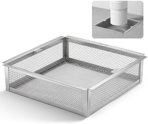 304 Stainless Steel Floor Sink Drain Cover – 8.5 Inch Heavy Duty Commercial by Harhana