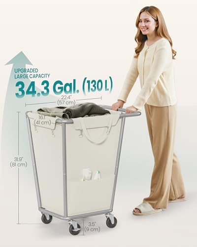 SONGMICS 1-Section Laundry Basket - Image 6