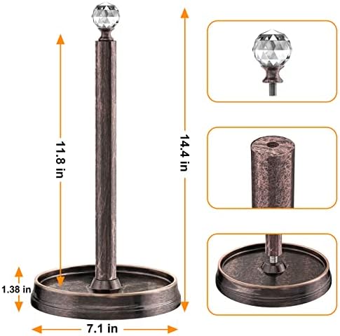 Kasunto Paper Towel Holder Steel Paper Towel Holder countertop，Paper Towel - Image 2
