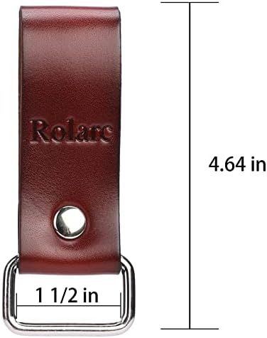 Tape Measure Holder Leather Belt Clip Drill Impact Tool Holster Heavy Duty - Image 3
