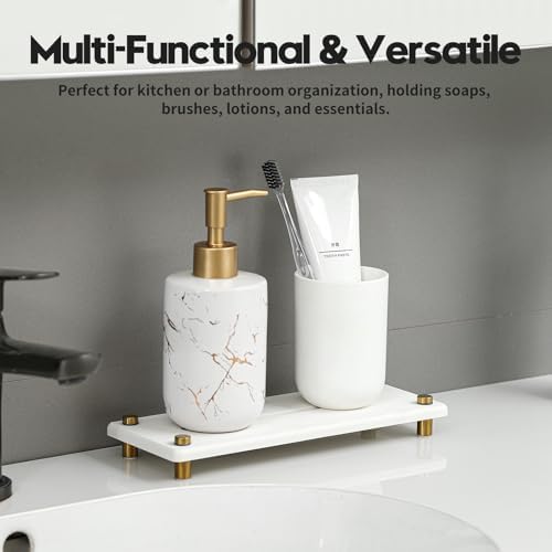 Razborci Water Absorbing Stone Sink Caddy Kitchen Sink Organizer Tray, - Image 6