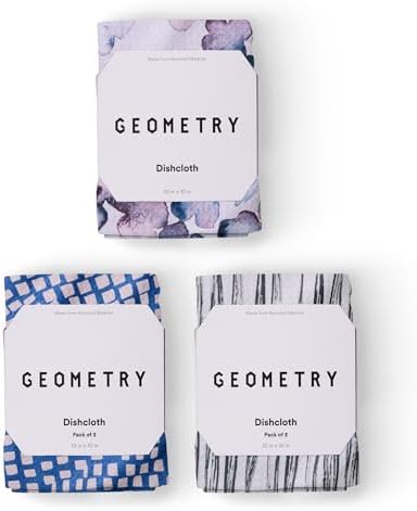 GEOMETRY Kitchen Dish Cloths by GEOMETRY