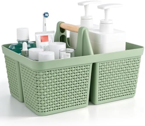 UUJOLY Portable Plastic Shower Caddy Basket by UUJOLY
