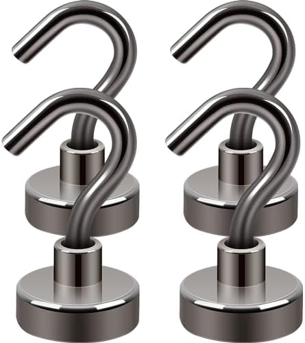 Neosmuk Magnetic Hooks for Cruise Cabins, 30lb Heavy Duty, 4 Pack by Neosmuk