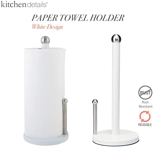 Kitchen Details Paper Towel Holder in White - Image 2