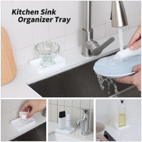 MicoYang Silicone Kitchen Sink Organizer Tray - Image 4