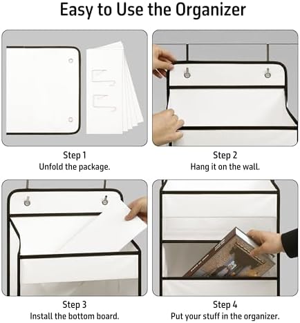 TYMENSH White Over Door Organizer - Image 5