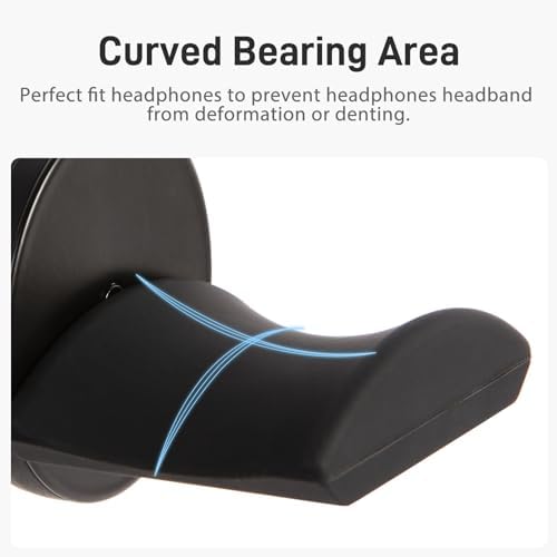 Magnetic Headphone Holder, Headset Hooks, Headphone Hanger - Image 3