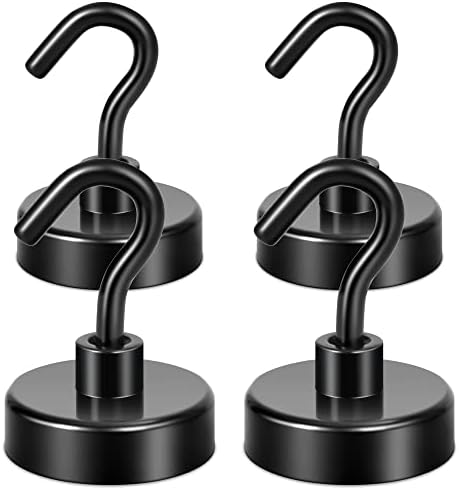 Neosmuk Magnetic Hooks for Cruise Cabins, 85lb Heavy Duty, 4 Pack by Neosmuk