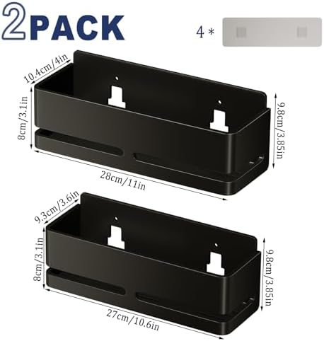 Shower Caddy, no Drill Shower Organizer - Image 2