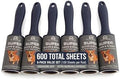 Extra Sticky Lint Roller for Pet Hair, 6 Pack 600 Sheets by Unknown