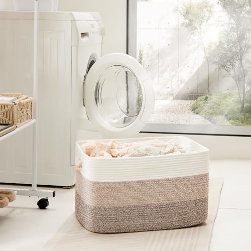 Artfeel Blanket Basket, Rectangle Woven Baskets - Image 3